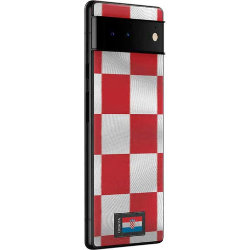 Croatia Soccer Flag Google Pixel 6 Pro Skin